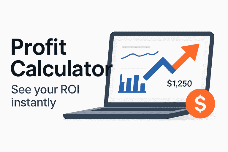 Preview of our SEO agency profit calculator for white label guest post service